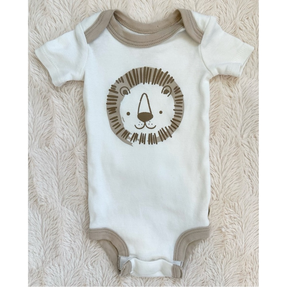 NEW Huggies Baby Lion Short Sleeve Bodysuit